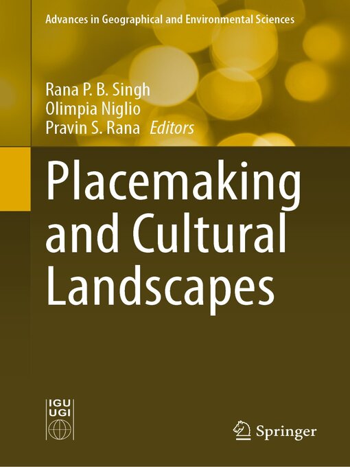 Cover image for Placemaking and Cultural Landscapes